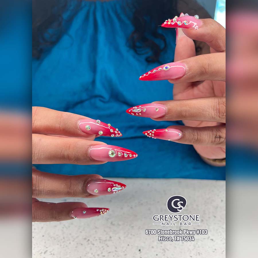 Grey Stone Nails Bar